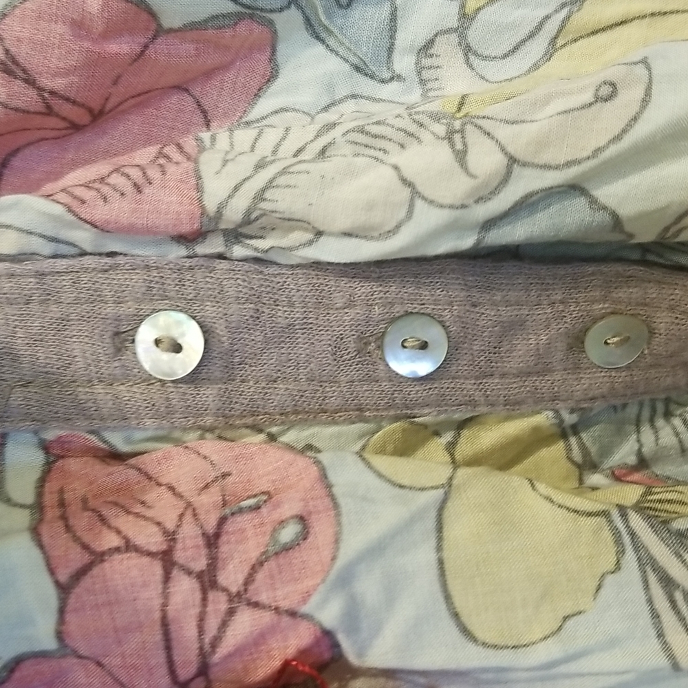 Free People Floral Frayed Hem Mini Skirt, Women's Size M - Picture 3 of 10